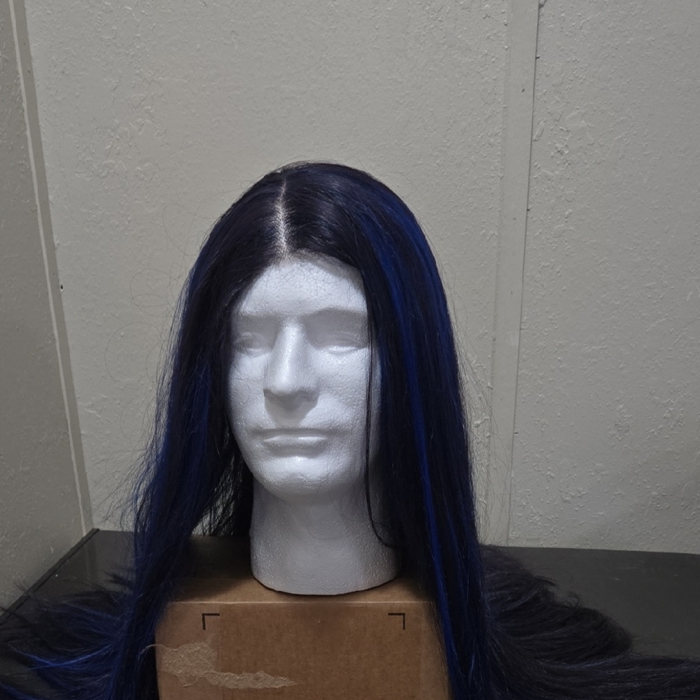 Elegant Blue Women's Wig